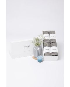 Ultra Soft Grey Towel (Set Of 2 Hand Towels+2 Face Towels)