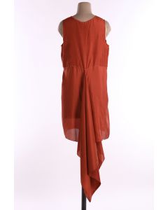 Red Linen Dress