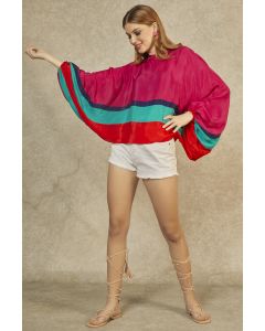 Magenta Kaftan Top