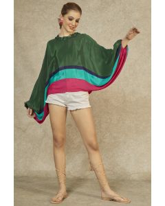 Dark Green Kaftan Top