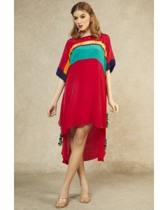 Ruby Hi-Low Kaftan