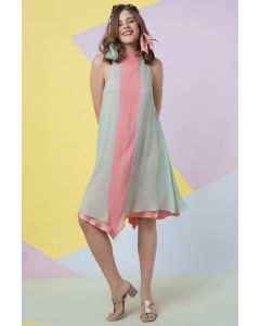 Seafoam Asymmetrical Dress