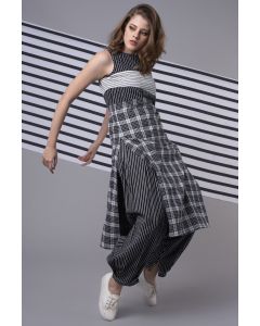 Black Striped Pants