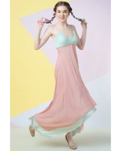 Cherry Blossom Asymmetrical Gown