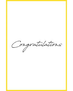 Congratulation Gift Card
