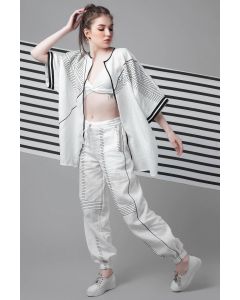 White Monochrome Co-Ord Set