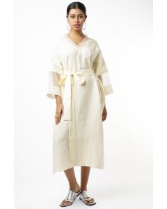 Ivory Linen Kaftan