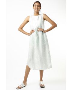 Aqua Blue Vintage Blossom Dress