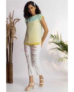 Seafoam Pearl Top