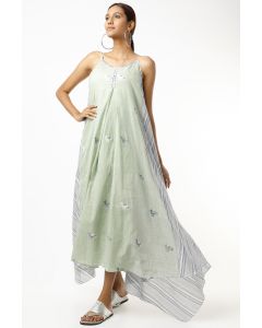 Mint Jamdani Maxi