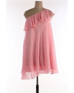 Blush Pink Silk Georgette Dress