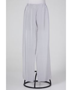 Grey Silk Satin Pants