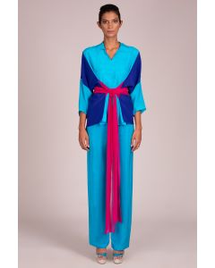 Turquoise Square Cut Top