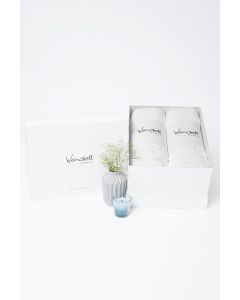 Ultra Soft White Towel Set (2 Bath Towels )