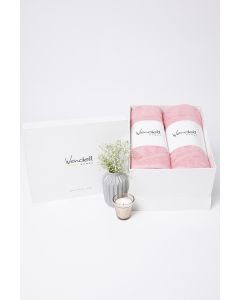 Ultra Soft Pink Towel Set (2 Bath Towels)