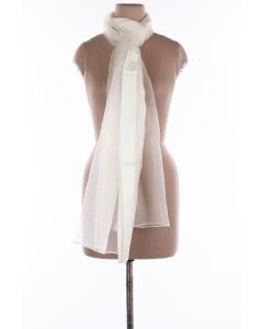 Ivory Organza Stole