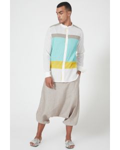 Grey Drop Crotch Pants