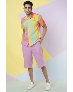 Lavender Abstract Leaf Shirt