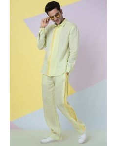 Lettuce Green Linen Pants
