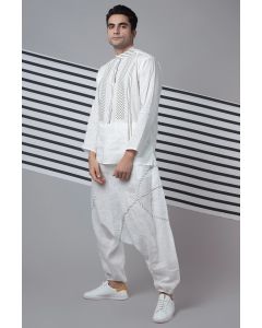 White Tape Detail Shirt