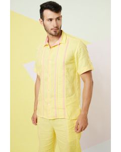 Yellow Linen Shirt