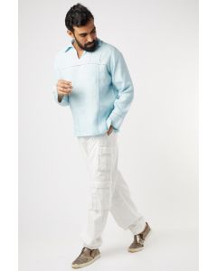 Sky Blue Short Kurta