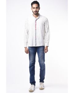 Blue Checks Cotton Shirt